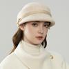 Bow lace webbing equestrian hat autumn and winter new Australian wool top hat warm small fragrant cap women