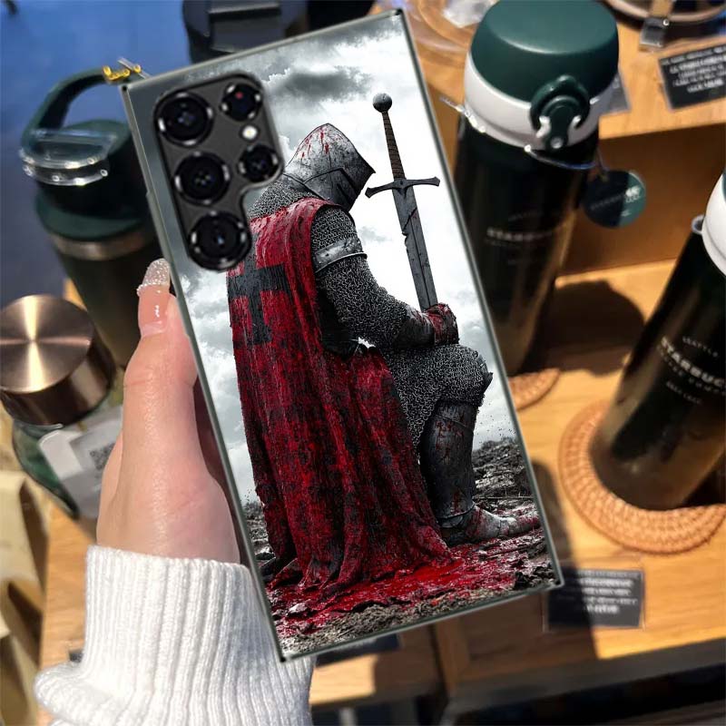 The Bright Red Crusade Cases Phone Case for Samsung Galaxy S26 Ultra S25 Edge S24 S23 FE S21 Plus S20 S22 S10 Cover TPU Capa She