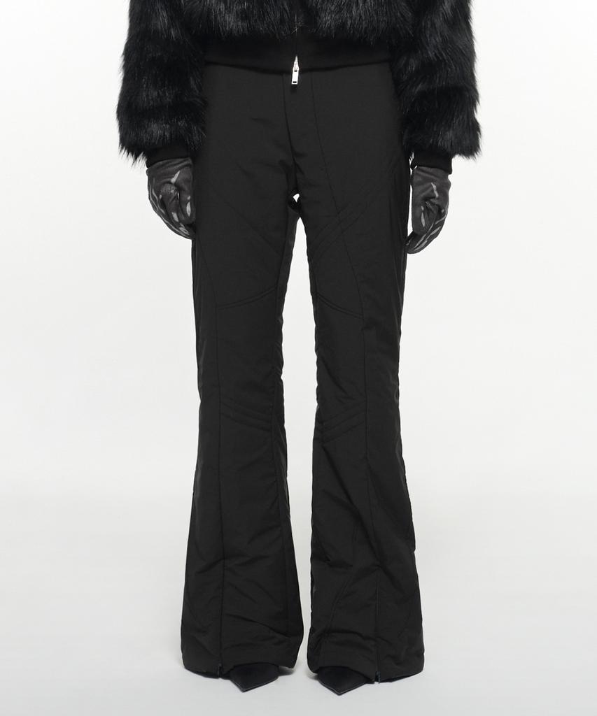 Nash Oblique Line Quilted Pants Lavender