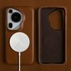 Genuine Leather Waxed Texture Case for Huawei Pura 80 Ultra Pura 70 Pro Plus Premium Business Slim Soft Leather Magnetic Shockproof Cover