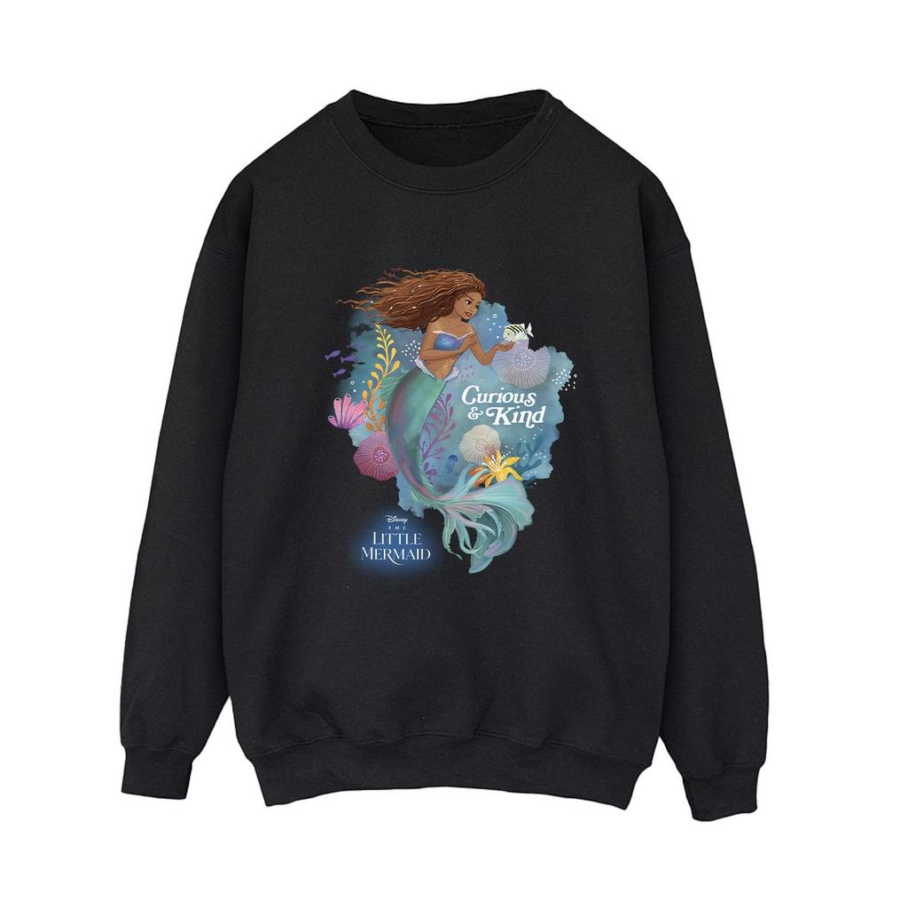 The Little Mermaid Womens/Ladies Curious And Kind Movie Sweatshirt