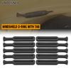 10x Fixed Windshield Rubber Strap O-Rings Gasket For Polaris 5410970,5410387 Ski-Doo 572-0328-00 Yamaha 8K4-77223-00