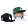 Children Letter A Side Earth Embroidery Flat Top Baseball Hat Cotton Outdoor Hip Hop Caps Boys and Girls Hats Snapback Cap
