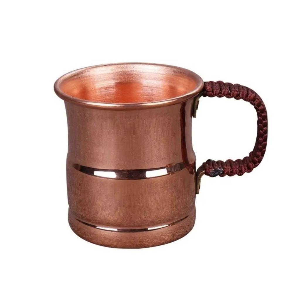 Weave Handle Moscow Water Mule Thickened Design Copper Beer Mug Copper Milk Mug Breakfast Drink
