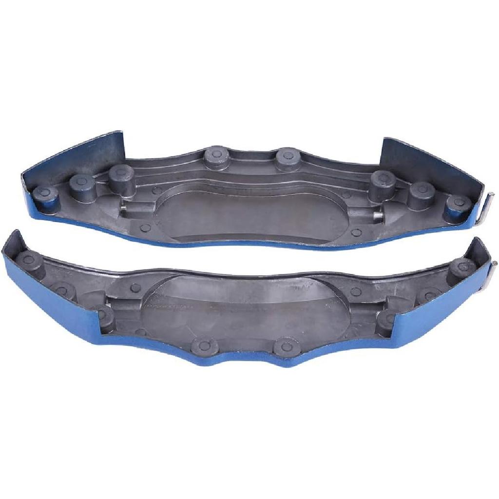 Aramox Алюминиевая защитная крышка тормозного суппорта для автомобилей, подходит для средних ступиц колес 16-17 дюймов, Лучше, 2 шт. (синий)