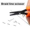 1pc Carp Fishing Tool Stainless Steel Braid Line Scissor Serrated Cutting Edge Fit  For Cutting Braided Hooklink Accessories