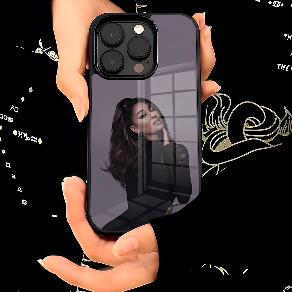 A- Ариана Г-Гранде Чехол для телефона PC+TPU Для IPhone 15 16 17 Pro Max 13 16 11 12 14 Pro Xs Max Mini Xr X Plus Чехол