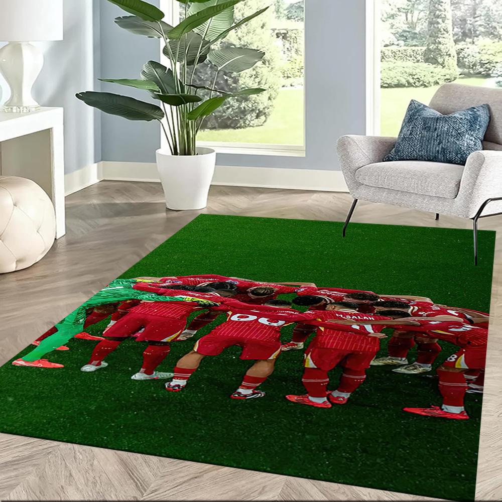 Liverpool Football Club Area Rug Perfect For Game Room Balcony Bedrooms Dining Room Antislip Rug Anime Office Decor Perfect Gift For Womenmen