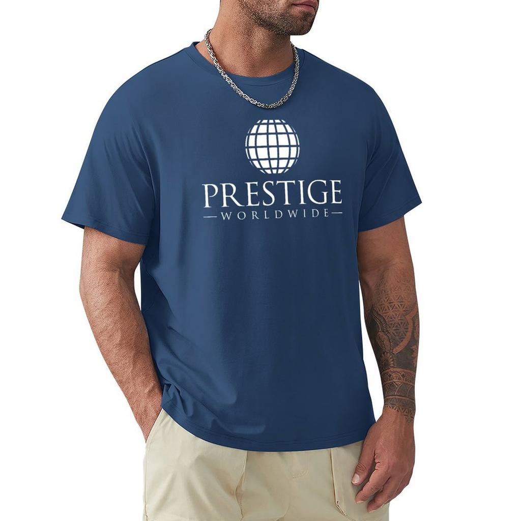 Футболка Prestige Worldwide для спортивных фанатов, черная, базовая, мужская, с графическим принтом