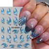 with Diamond Press on Nail Stickers Nail Decals  for DIY Manicure Decorations