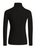 Women's sexy solid color tight long-sleeved turtleneck temperament pullover T-shirt top