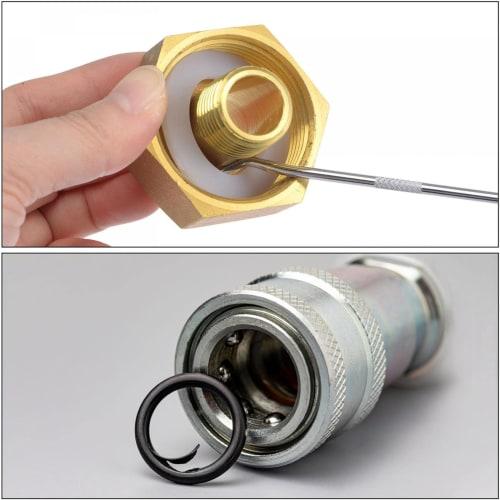 Picking Tool, Pick Tool, Pickup Tool, Precision Hook Set, 10-Piece Set with Storage Pocket, Easy To Carry, Long + Short Pick & Hook Tool, Oil Seal Rem