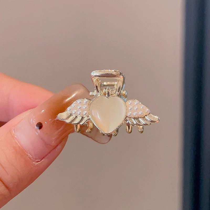 2025 Жемчужная заколка-краб для волос для женщин - Элегантный осенне-зимний аксессуар для волос для челки и боковых укладок