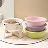 Iron Frame Protecting Cat Feeding Bowl Ceramics Drinking Water Bowl Creative Dog Food Bowl  Home