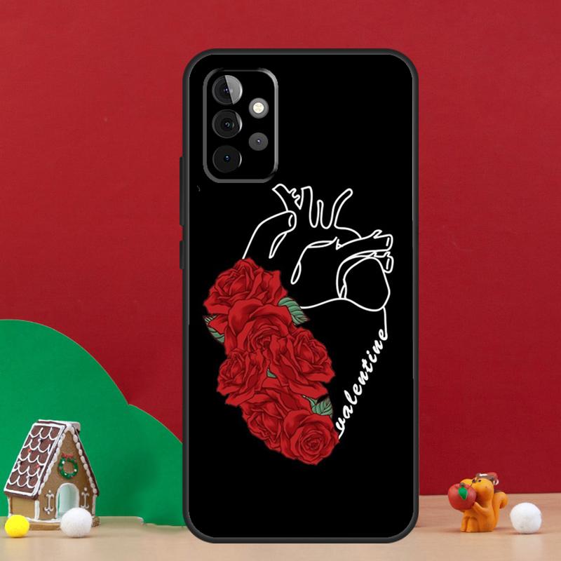 Чехол-анатомия человеческого сердца для Samsung Galaxy A54 A06 A16 A26 A36 A56 A53 A32 A52 A33 A13 A55 A35 A15 A14 A34 A17