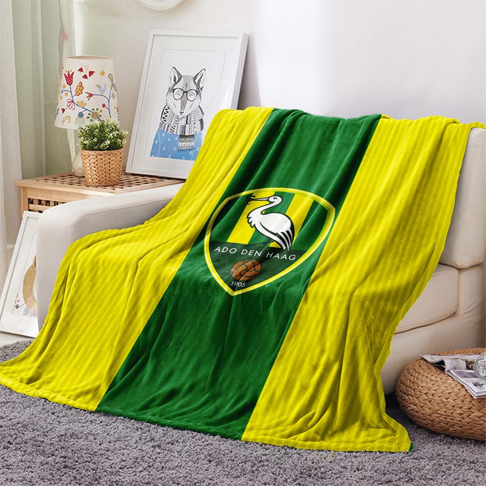 The Hague Football Club Print Flannel Blanket, High quality Comfortable for All Seasons, Home Decor, Warmth and Comfort
