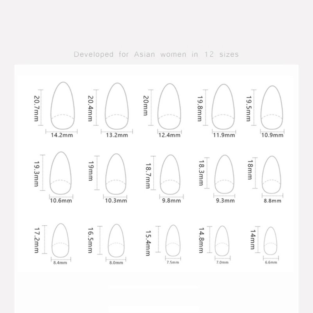 Длинные миндалевидные и короткие круглые искусственные ногти френч-пресс на ногтях маникюр накладные ногти своими руками