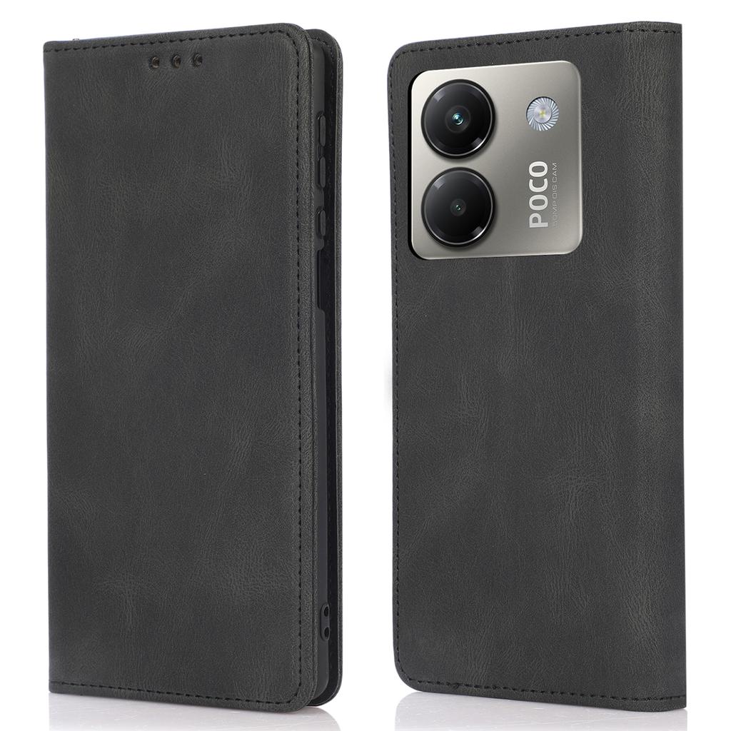 For Xiaomi Poco M7 Pro 5G Case Wallet Magnetic Closing Leather Flip Phone Cover