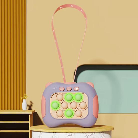 Игра «Нажми пузырь» со шнурком, подсветка, 4 режима, портативная забавная игра для детей и взрослых
