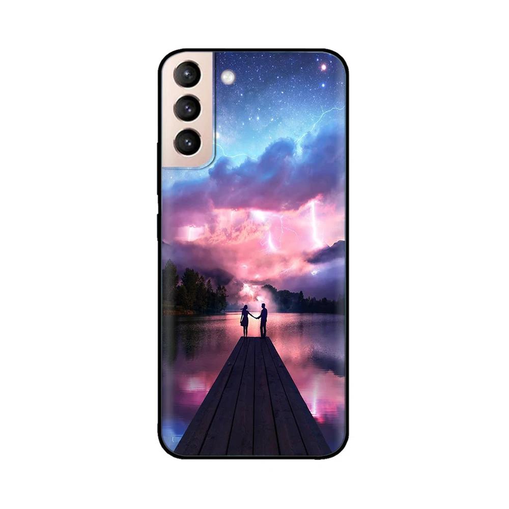 Силиконовый чехол для Samsung Galaxy S21FE Чехол S21 Ultra 5G Мягкий ТПУ чехол для телефона S21 FE Fundas Для Samsung S21 Plus s21+ S 21 Обложка