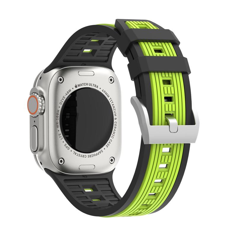 Soft Silicone Strap For Apple Watch Series 11 46mm Band 42mm 44mm 45mm 41mm 40mm 38mm Ultra 2/3 49mm Sport Bracelet iWatch Serise 10 9 8 7 6 5 4 3 SE