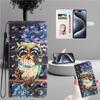 3D Owl Pattern PU Leather Phone Wallet Case for iPhone,Samsung,Xiaomi Redmi,Motorola,Blackview,Oppo,Huawei,Honor,Google,ZTE,Ulefone,TCL