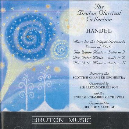 CD SCOTTISH CHAMBER ORCHESTRA SIR ALE Hande Royal Fireworks Water Music BCC32 BRUTON MUSIC 1999 Austria Classical Used