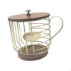 Coffee Pod Holder Basket Canister with Handle Stable Organizer for Family