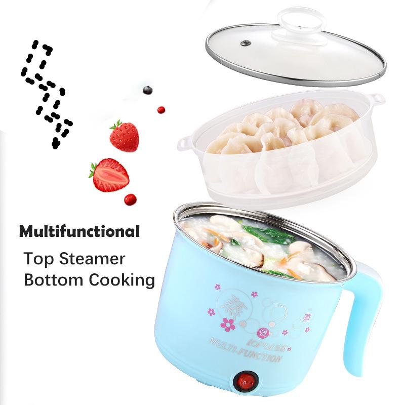 Многофункциональная электрическая плита Hot Pot для 1-2 человек, сковорода для разогрева пищи, мульти-рамен, мини-рисоварка, кухонный прибор, Корея 220 В