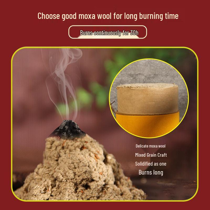 Cannon Moxibustion: Extra Large 7cm Moxa Sticks, Thickened Mugwort, Thunder-Fire and Hanging Moxibustion Sticks