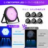 BETOPPER LED Stage Light Photography Recording Stage Light Spotlight Dimmable Disco Light 60x2W 4 In 1 RGBW Par Light DJ Light Disco Light for Party