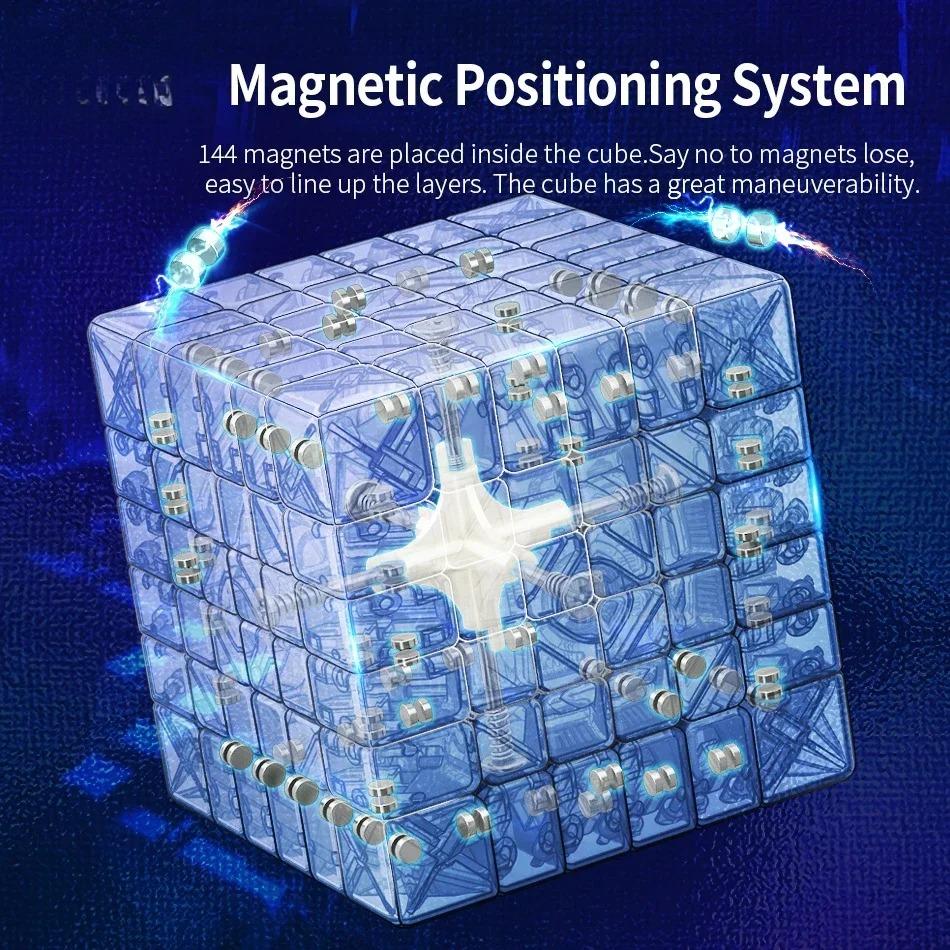Meilong 6 V2M 6x6x6 V2 Скоростной кубик Рубика Moyu Cubo Magico Головоломки 6x6 Магический кубик Игрушки-головоломки для детей