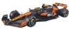 Bburago Scale Scale Model of McLaren F1 Team MCL38 Norris with Helmet Finished Product 1/24 (2024) No.4 L. (Clear Case) - (BUR28033N)