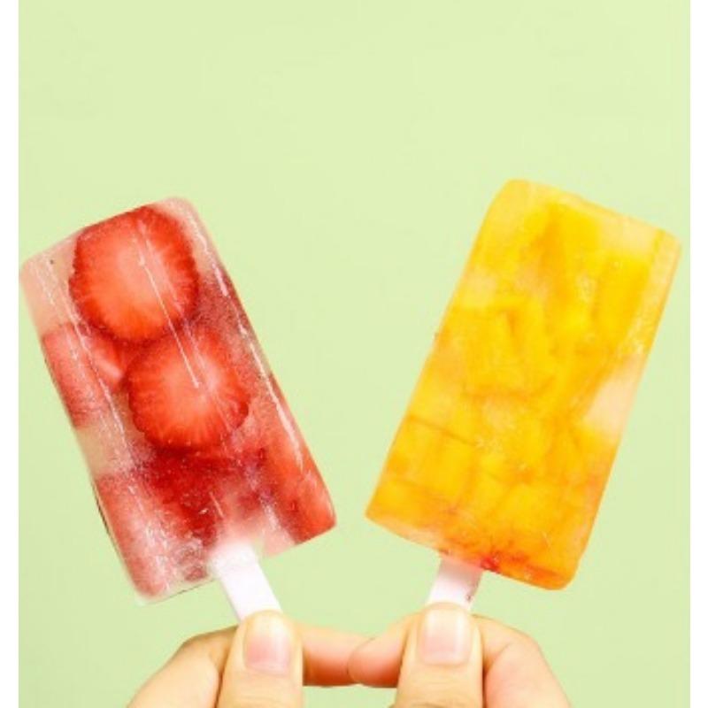 Набор из 4 формочек для мороженого, самодельная многоразовая мороженица, пластик, креативный кухонный инструмент для летнего домашнего приготовления вкусного мороженого