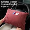 KLIB4 New Car Accessories Flip Fur Headrest Lumbar Support For BMW G30 G20 M3 M5 E46 E92 E93 E60 E70 X3 X4 X5 X1 E39 F30 F10 F30