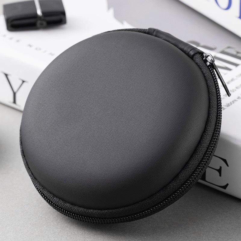 Eva Bag: Data Cable & Earphone Storage - Round Zipper Bag for Digital Accessories
