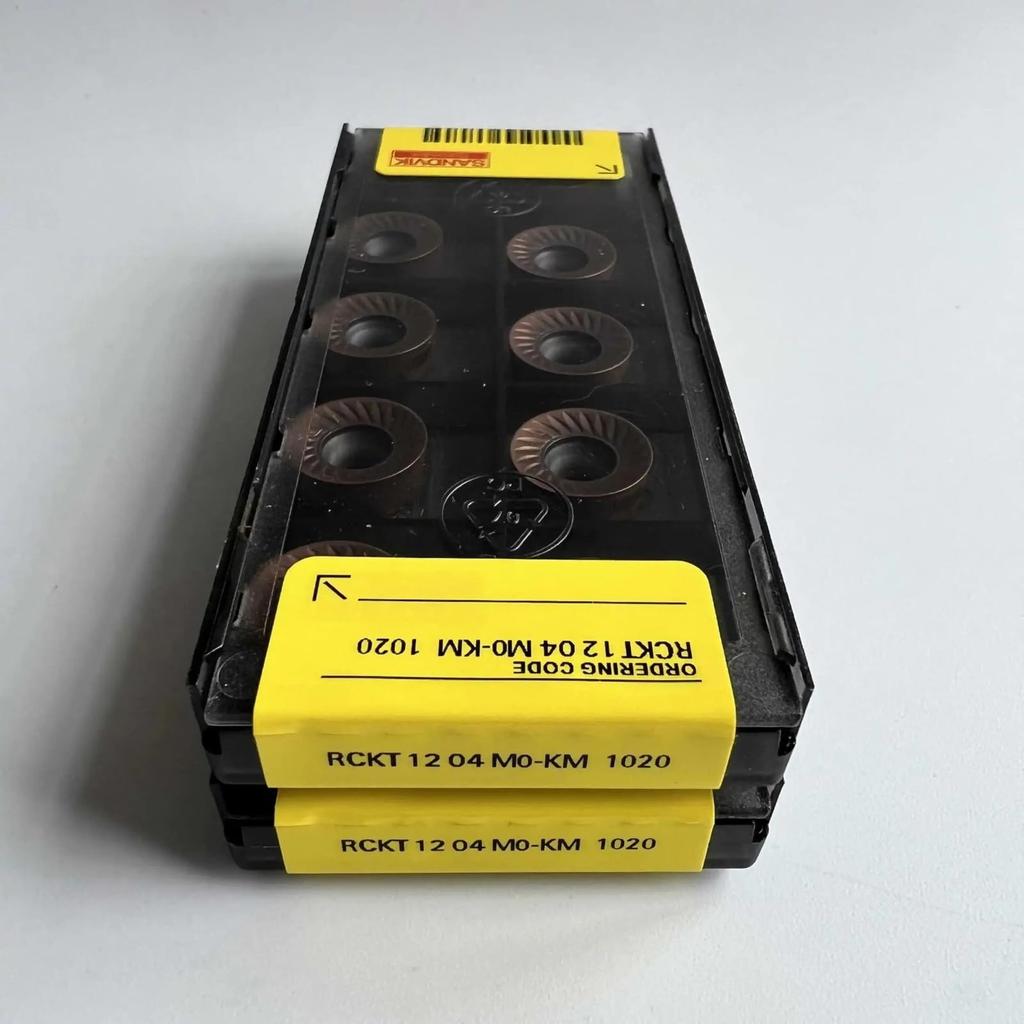 Original Sandvik / RCKT1204M0-KM 1020 /Carbide CNC Blade 10 PCS