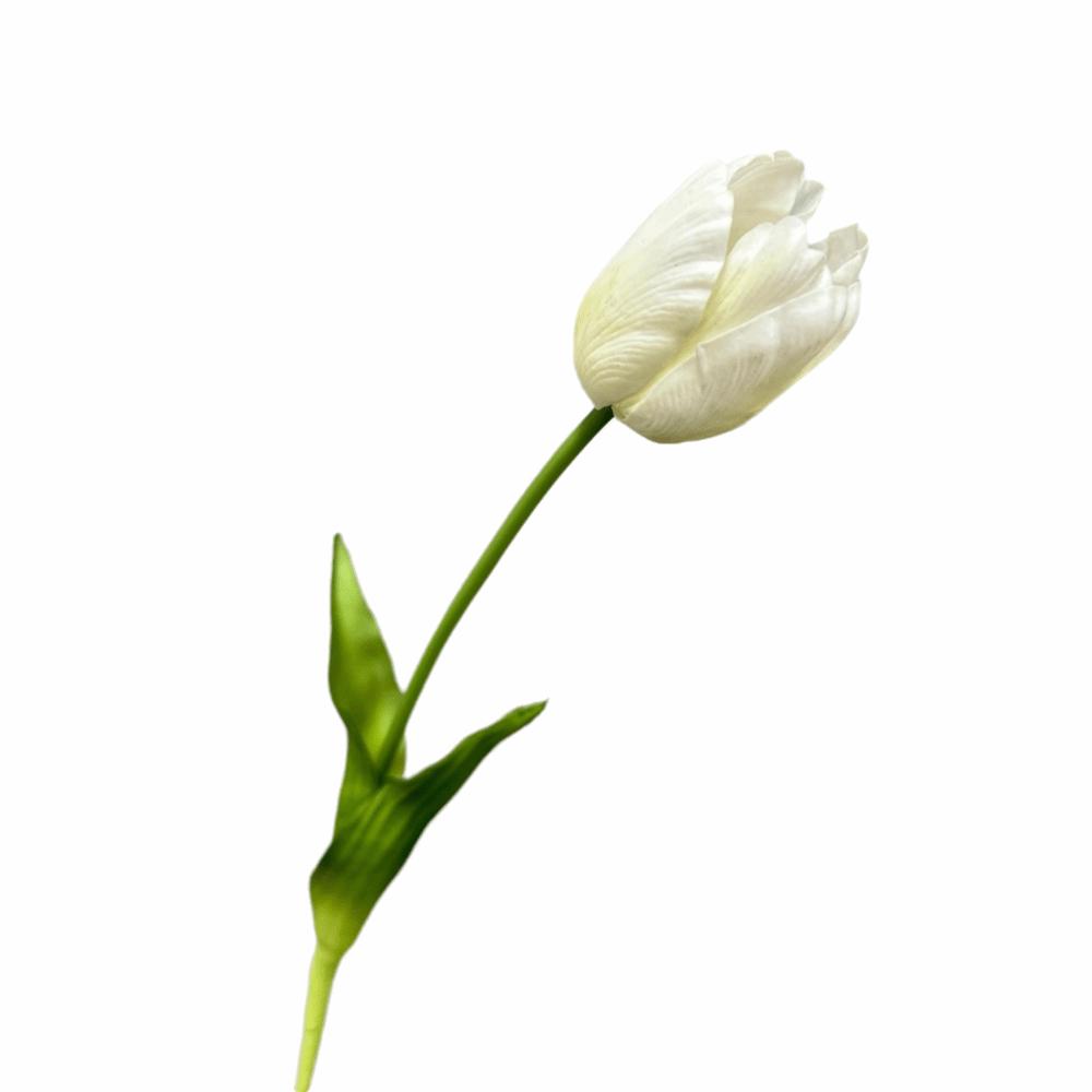 High-End Realistic Tulip Simulation Flower Hand-Held Design Flower Arrangement Faux Tulip Flower Parrot Tulip Lifelike Tulip