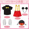 Formemory Mouse Costume, Kids' Cosplay, Baby Clothes, Halloween, Christmas, Cute, Amusement Park Gift, Deluxe 5-Piece Set (Shirt, Bib Pants, Hair