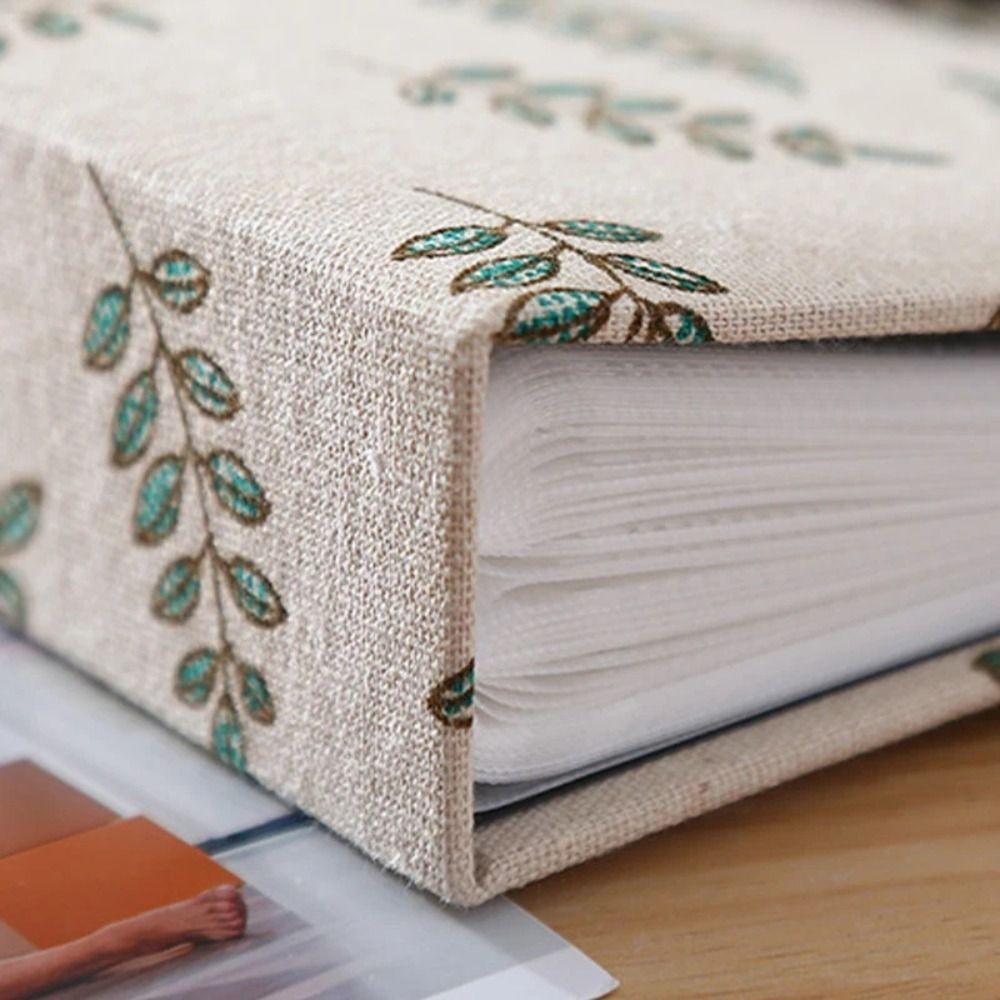 Fabric Cover Memorial Booklet 6 Inch Photocard Holder Scrapbooking Album Memory Album  Anniversary