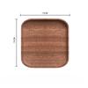 Solid Wood Serving Tray Small and Compact Fruit Platter Household Coffee Afternoon Tea Tray Simple Kitchen Bread Dim Sum Plate