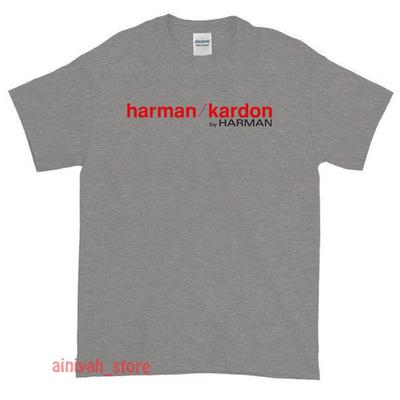 Новая Мужская Забавная Футболка с Логотипом Harman Kardon Размер США S-XXL