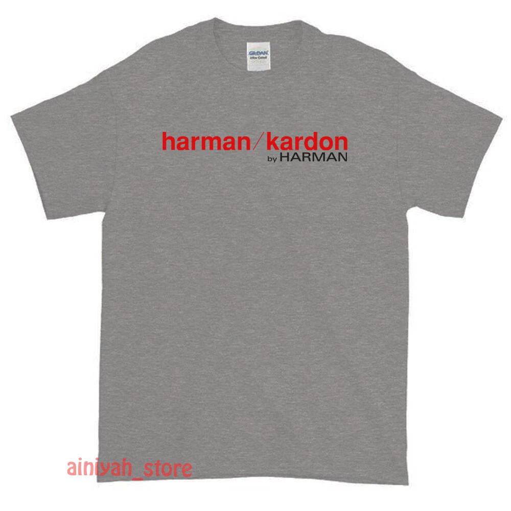 Новая Мужская Забавная Футболка с Логотипом Harman Kardon Размер США S-XXL