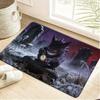 Pokemon Ash & Pikachu Desert Starry Sky Print Non-Slip Doormat Soft Floor Mat
