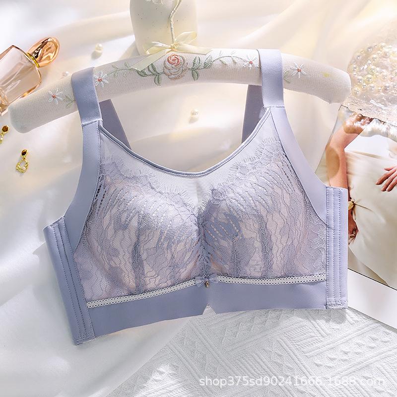 Кружевной бюстгальтер-бандо, дышащий, тонкий, регулируемый, с большой чашкой CD
