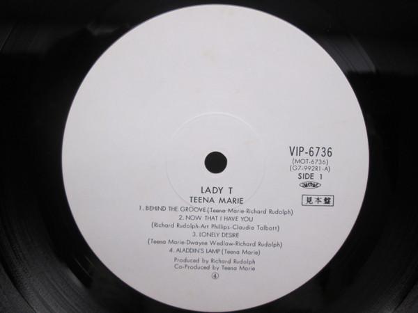 Виниловая пластинка TEENA MARIE Lady T VIP6736PROMO MOTOWN 1980 Япония SoulFunk Б/у