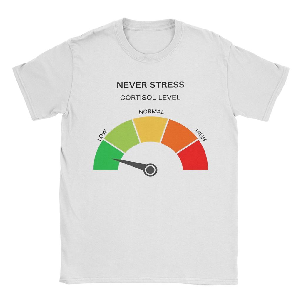 Unisex Unisex Tshirt Funny Low Cortisol Levels Meme Vintage Pure Cotton Tees Short Sleeve T Shirts O Neck Clothes Party