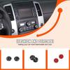 Carbon fiber Volume Adjustment Knob Ring Trim Sticker For Nissan Frontier 05-21