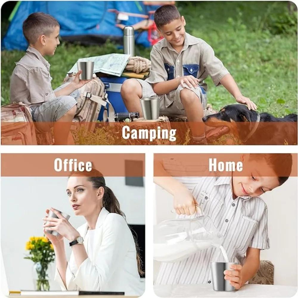 Travel Mugs Metal Cups Drink-ware Camping Cups Gifts Stainless Steel 304 Cup
