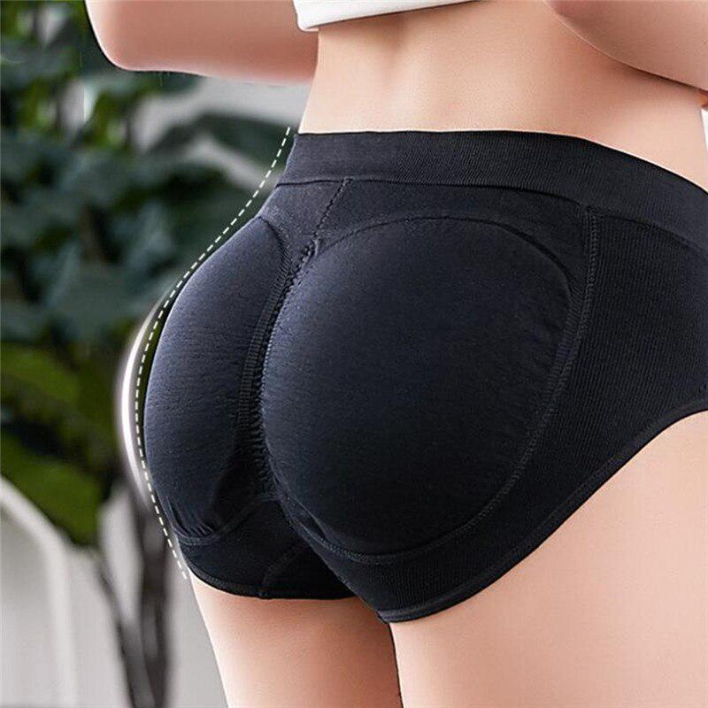 Women's Padded Butt Lifter Shaper Briefs Seamless Breathable Non-clip Hip Pants with Pads Fake Butt Hips and Buttocks Artifact
